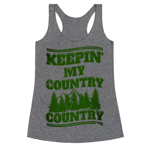 Keepin' My Country Country Racerback Tank Top