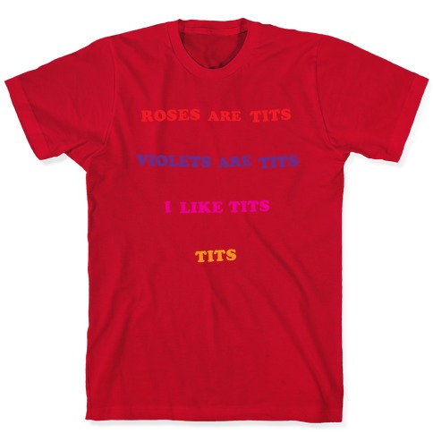 Tits Poem T-Shirts