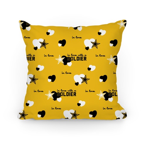 In Love with a Soldier Pillow