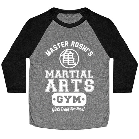 Master Roshi's Martial Arts Gym Baseball Tee