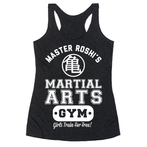 Master Roshi's Martial Arts Gym Racerback Tank Top