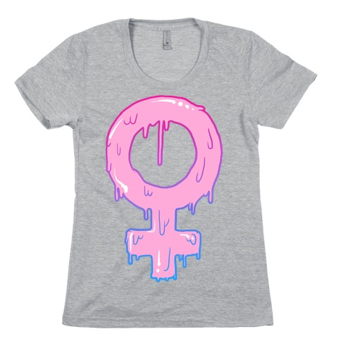 Pink Slime Feminism Womens T-Shirt