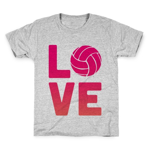 Love Volleyball (V-Neck) Kids T-Shirt