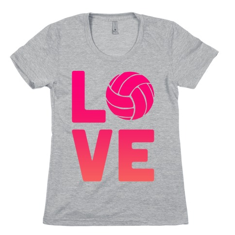 Love Volleyball (V-Neck) Womens T-Shirt