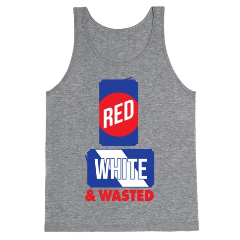 Red, White & Wasted (Tall) Tank Top