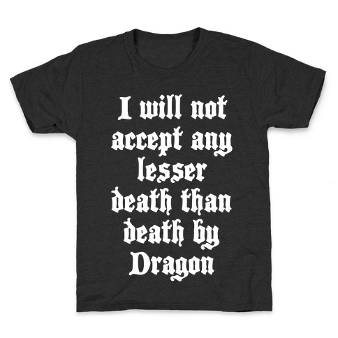 Death By Dragon Kids T-Shirt