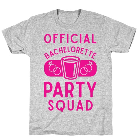 Official Bachelorette Party Squad T-Shirt