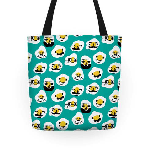 Egg Yolk Pattern Print Shoulder Handbag