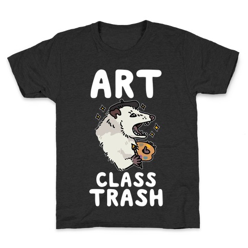 Art Class Trash Opossum Kids T-Shirt