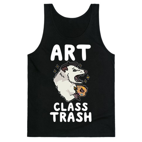 Art Class Trash Opossum Tank Top