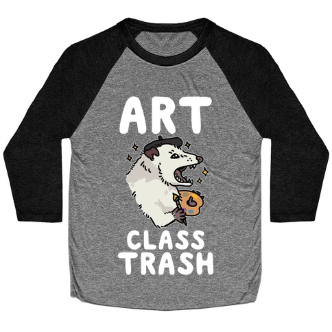Art Class Trash Opossum Baseball Tee
