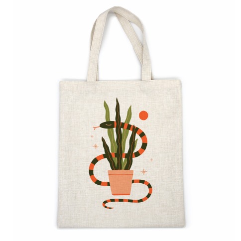 Snake in a Snake Plant Casual Tote