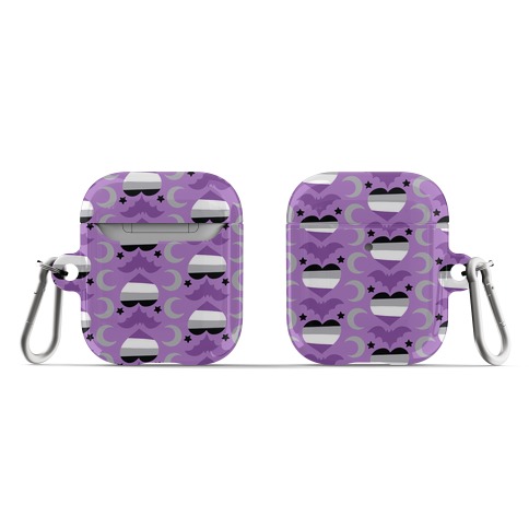 Spooky Asexual Pattern AirPod Case