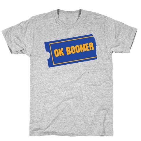 Ok Boomer Blockbuster Parody T-Shirt