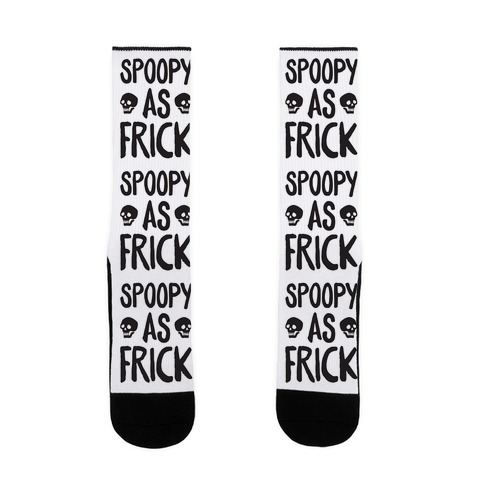Spoopy As Frick Sock