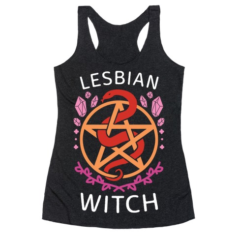 Lesbian Witch Racerback Tank Top