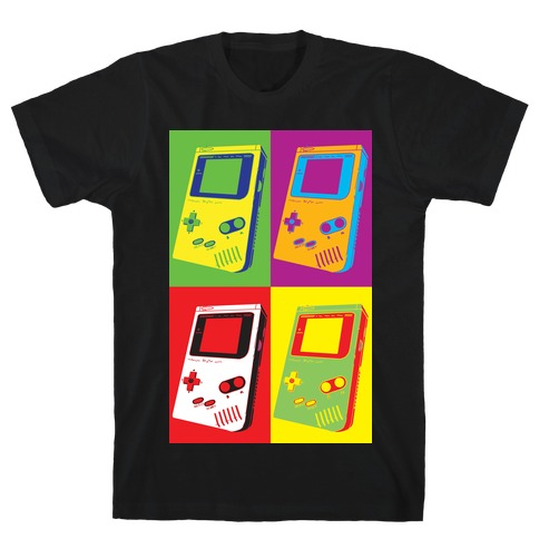 Gameboy Pop Art Pattern T-Shirt