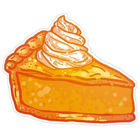 Pumpkin Pie Die Cut Sticker