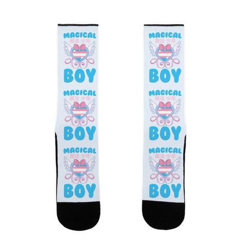 Magical Boy - Trans Pride Sock