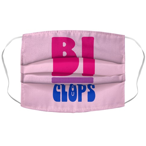 Bi-Clops Bisexual Cyclops Parody Accordion Face Mask