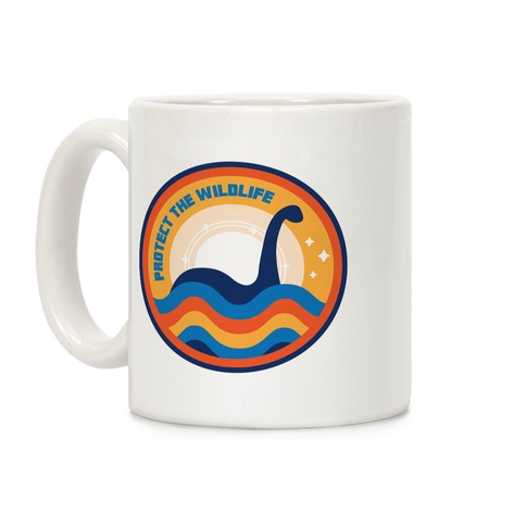 Protect The Wildlife - Nessie, Loch Ness Monster Coffee Mug