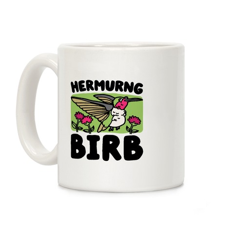 Hermurng Birb Derpy Hummingbird Coffee Mug