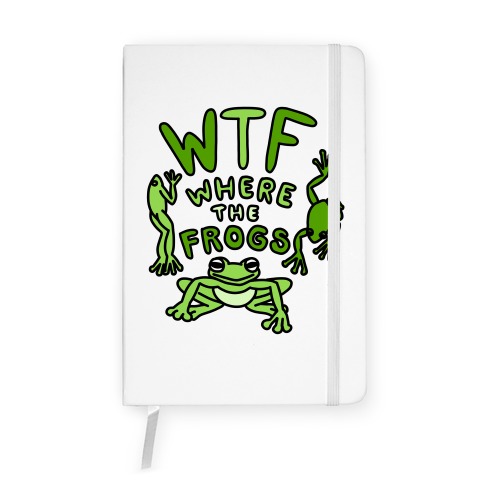 WTF Where The Frogs Notebook