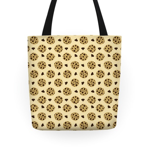 Chocolate Chip Cookies Pattern Tote