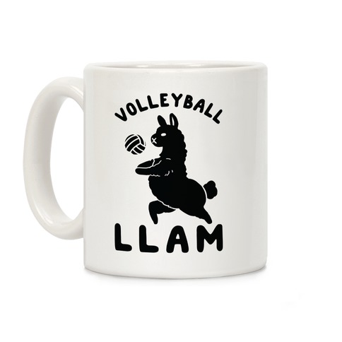 Volleyball Llam Coffee Mug