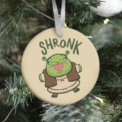 Shronk Derpy Shrek Ornament
