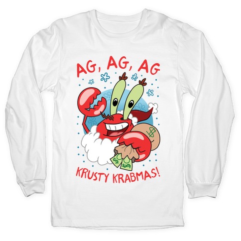 Krusty Krabmas!  Long Sleeve T-Shirt