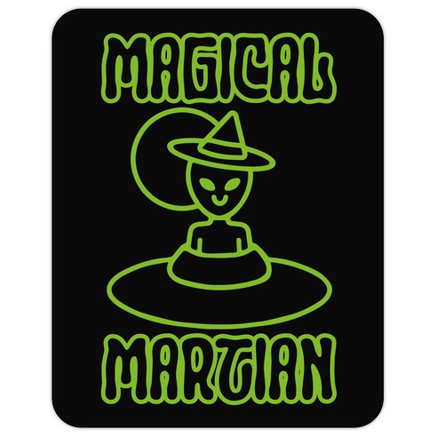 Magical Martian Die Cut Sticker
