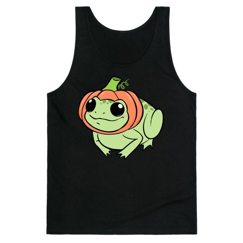 Frog In A Pumpkin Hat Tank Top