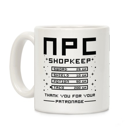 NPC ShopKeep Coffee Mug