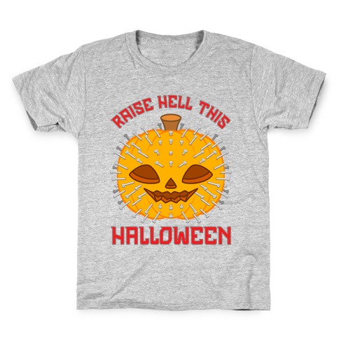 Hellraiser Pumpkin Pinhead Kids T-Shirt