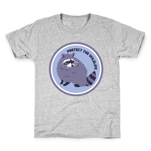 Protect the Wildlife (Raccoon) Kids T-Shirt