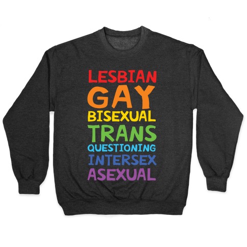 LGBTQIA List Pullover