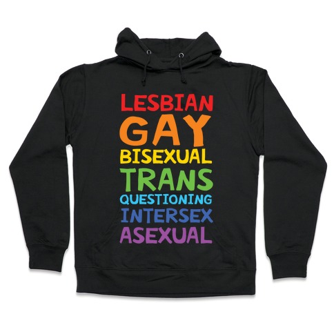 LGBTQIA List Hooded Sweatshirt