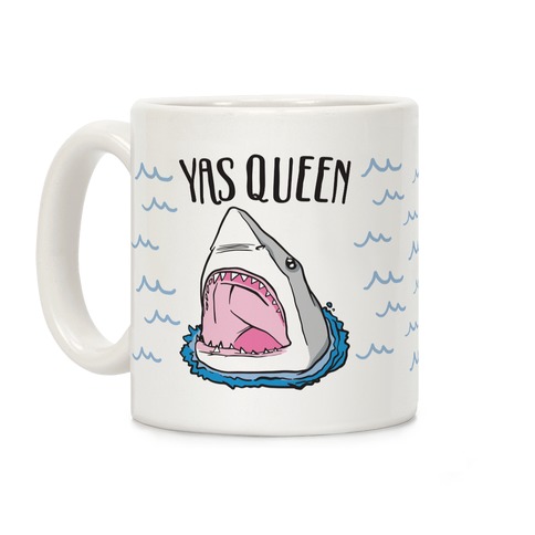 Yas Queen Shark Coffee Mug