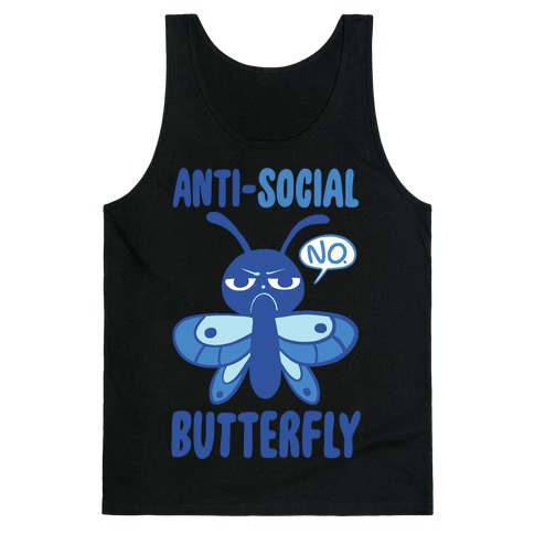 Anti-Social Butterfly Tank Top