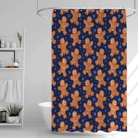 Ginger Bread Nudists Shower Curtain