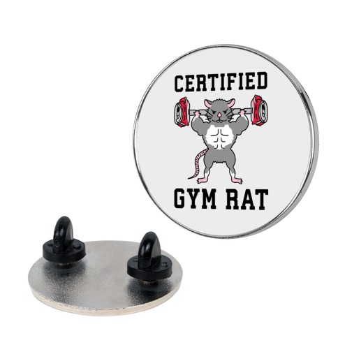 Certified Gym Rat Pin