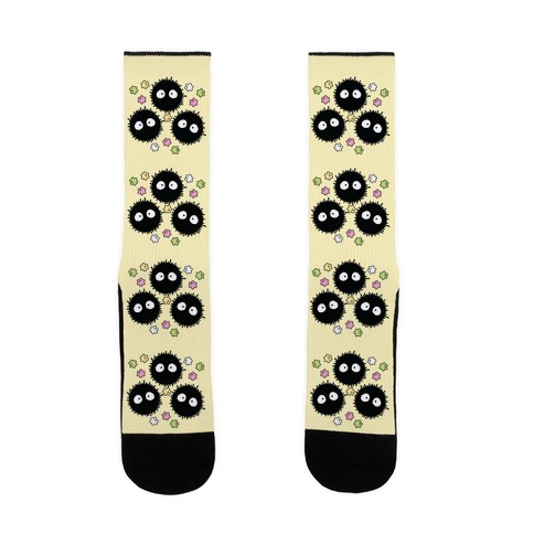 A Trio Of Soot Sprites Sock