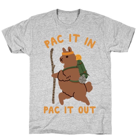 Pac It In Pac It Out Backpacking Alpaca T-Shirt