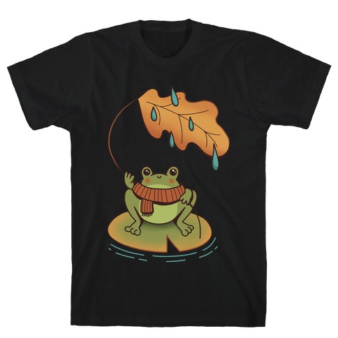Rainy Fall Frog T-Shirt