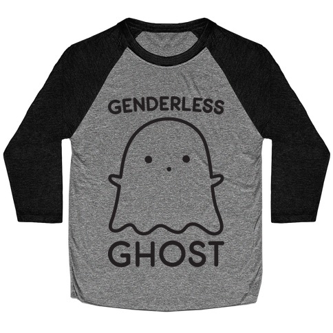 Genderless Ghost Baseball Tee