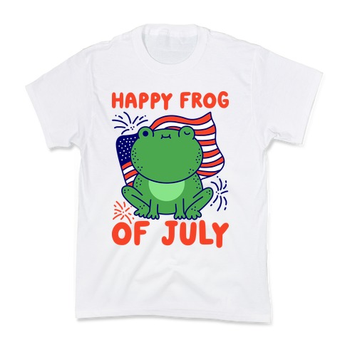 Happy Frog of July Kids T-Shirt