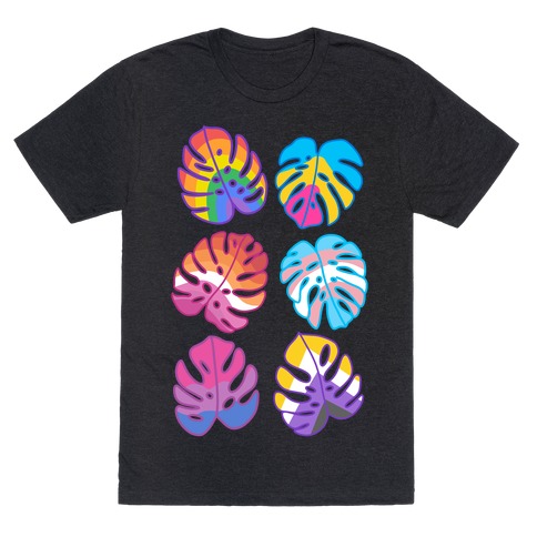 Pride Monstera Pattern T-Shirt