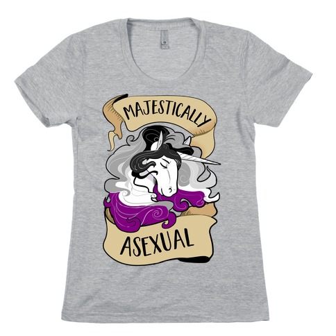Majestically Asexual Womens T-Shirt