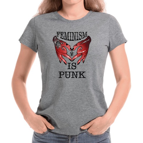 Feminism Is Punk Pins | LookHUMAN